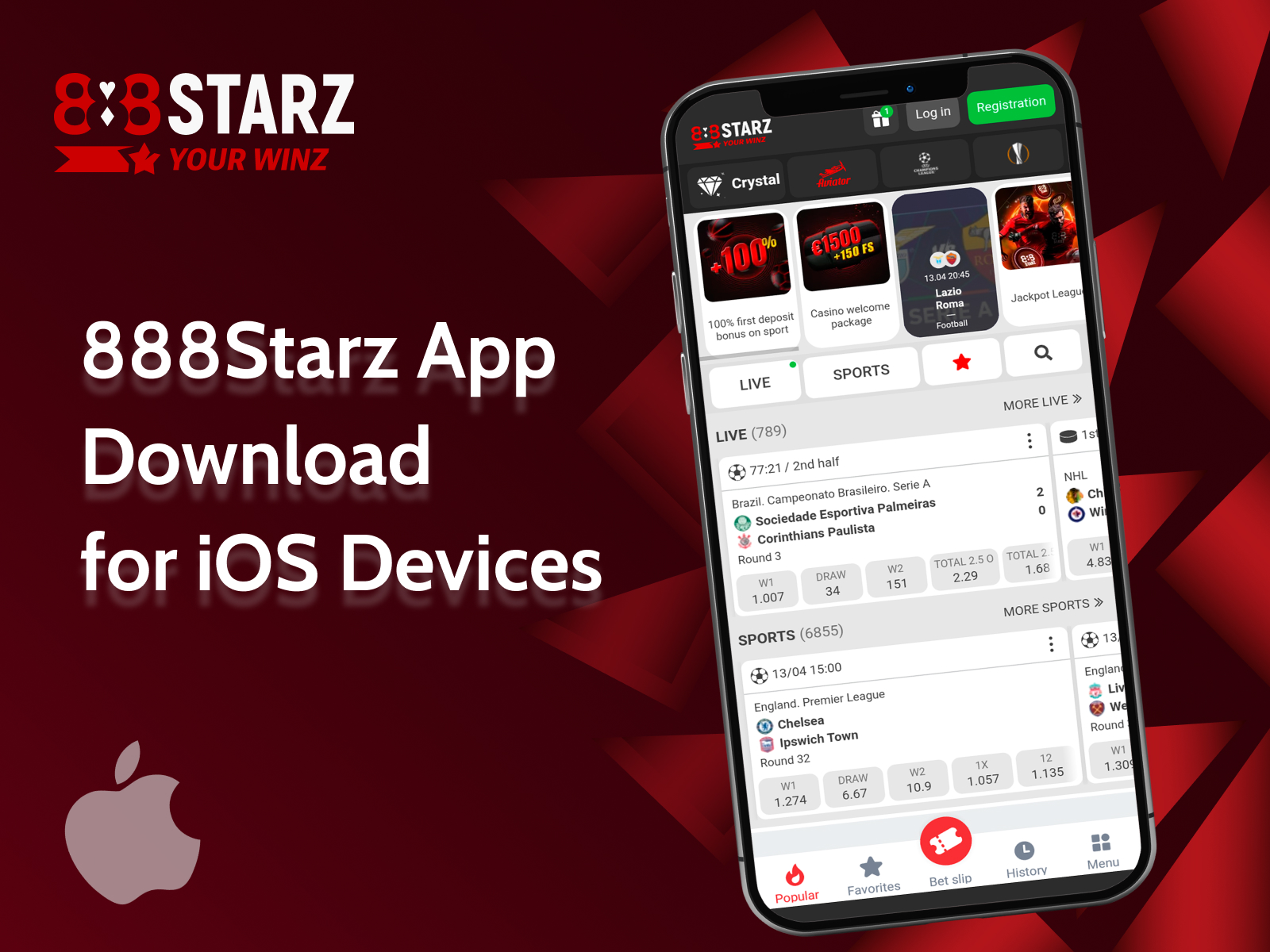 888starz or ke app download for ios