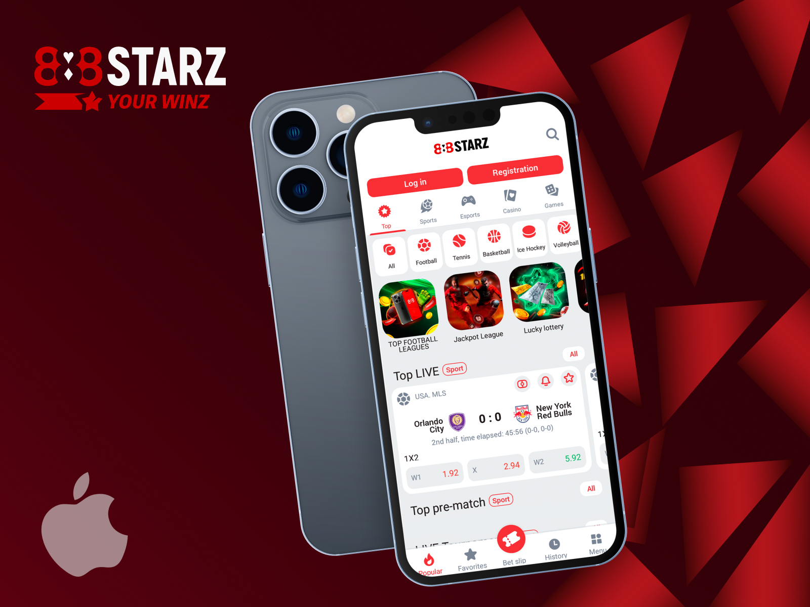 888starz or ke app for ios