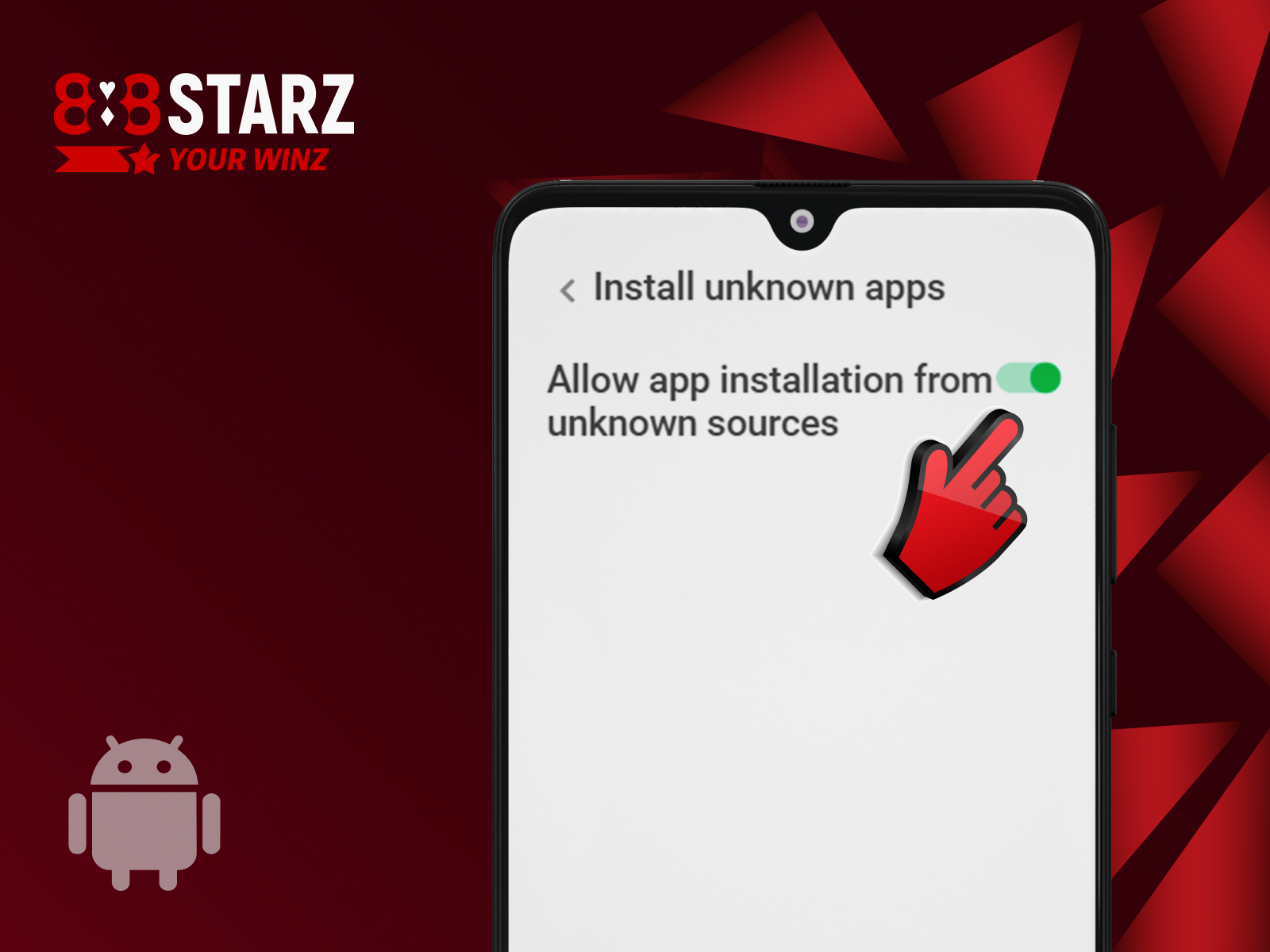 888starz or ke app install from unknown sources