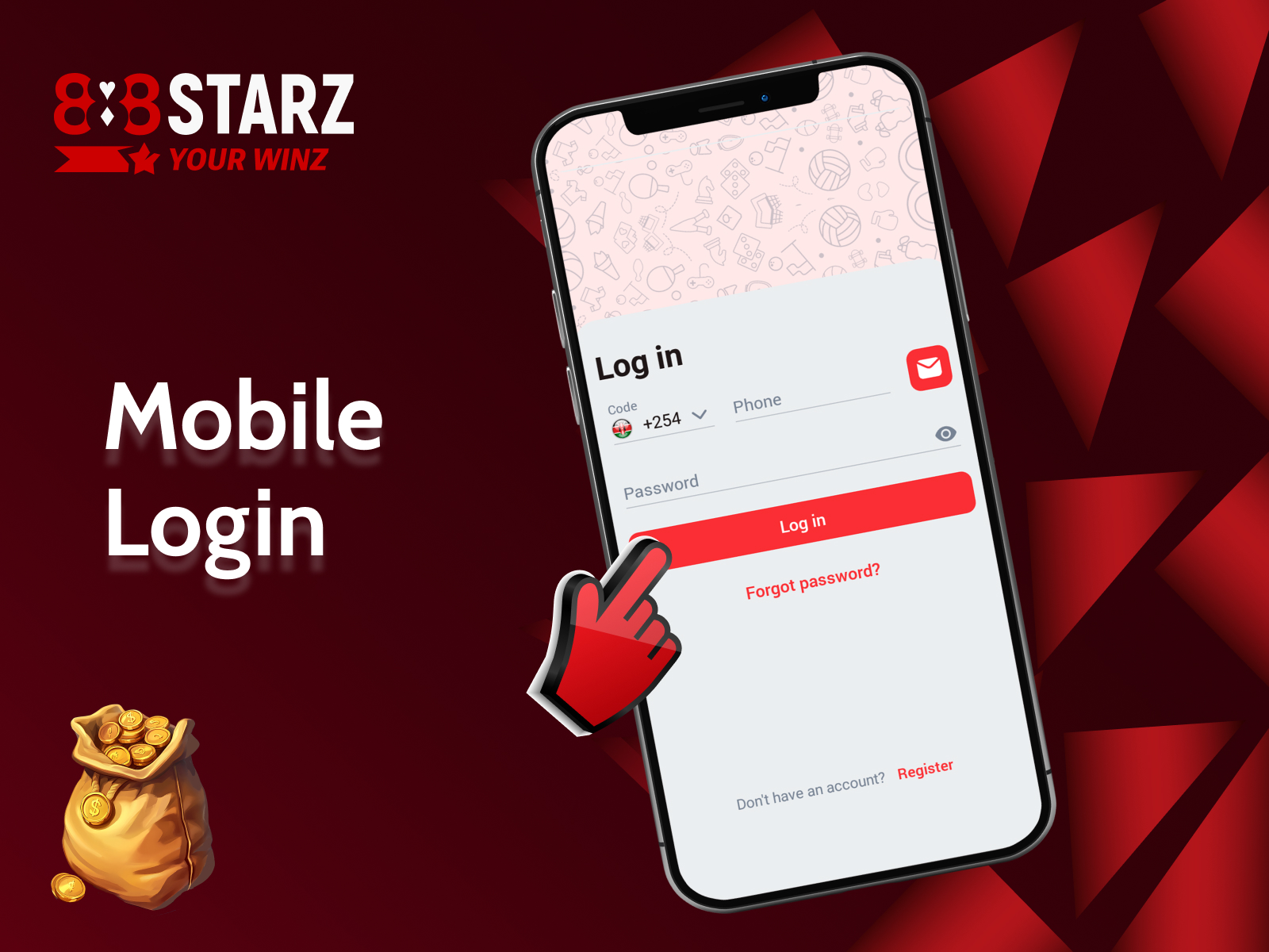 888starz or ke app mobile login