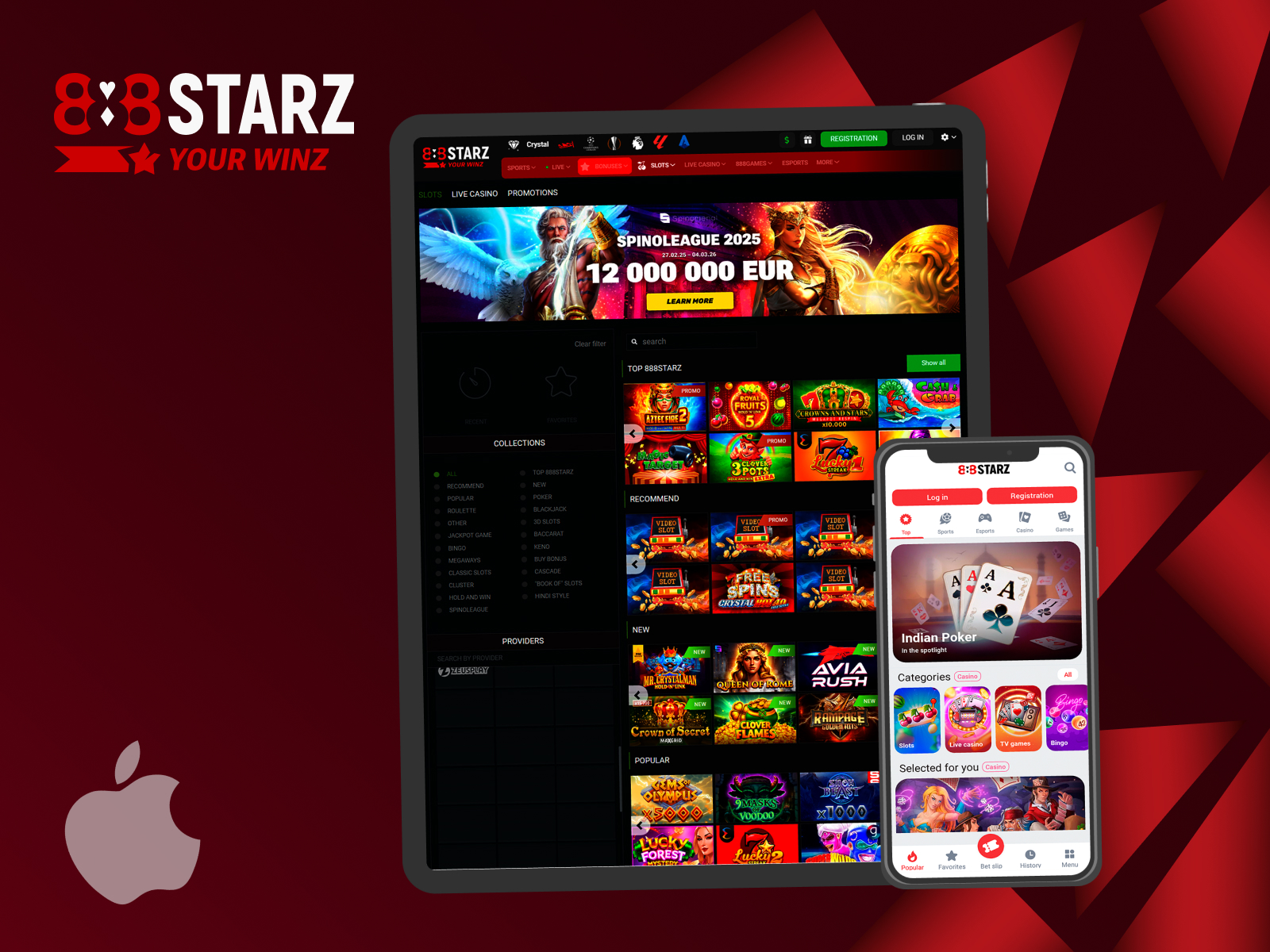 888starz or ke app supported ios devices