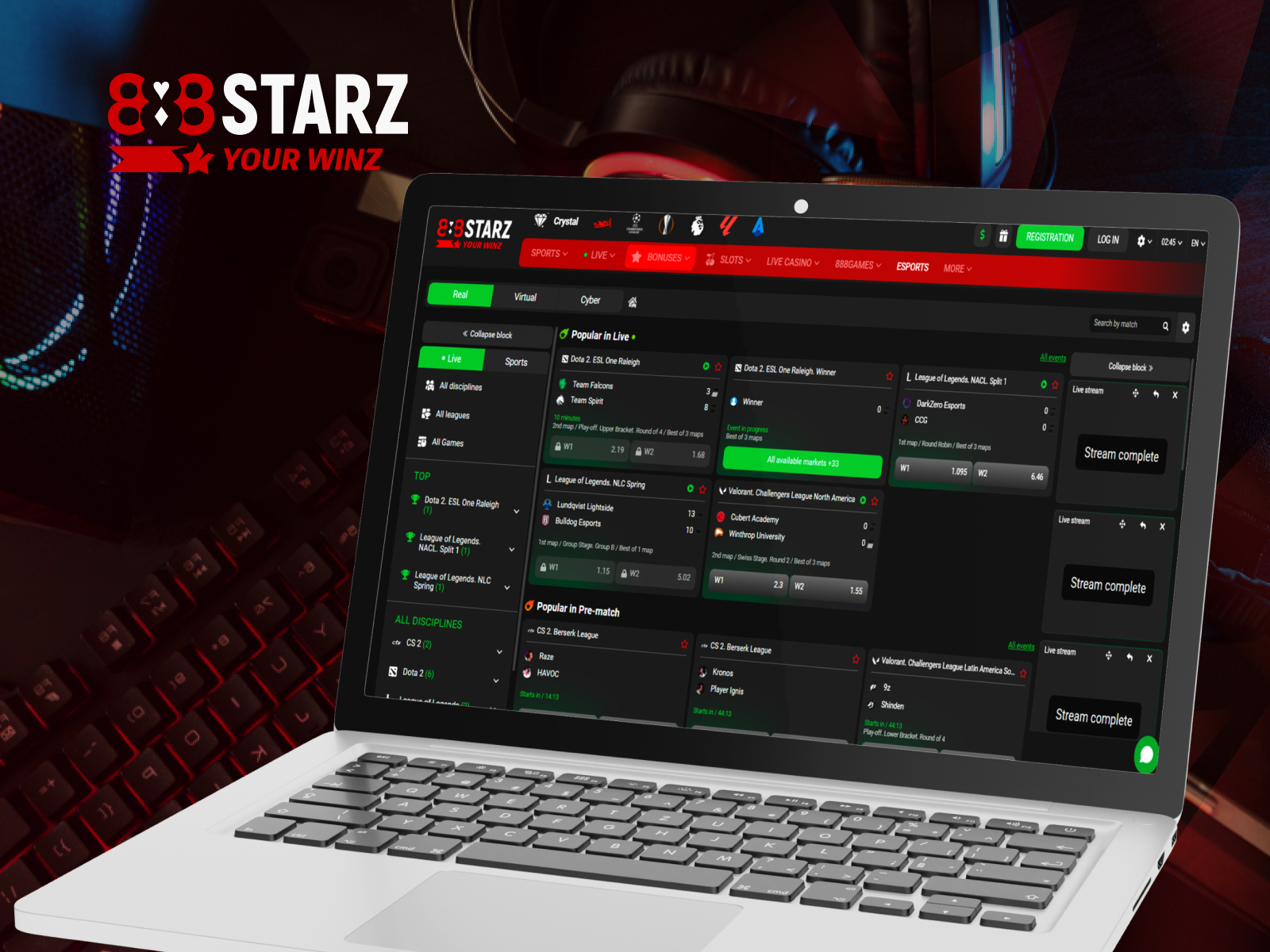 888starz or ke esports 888starz