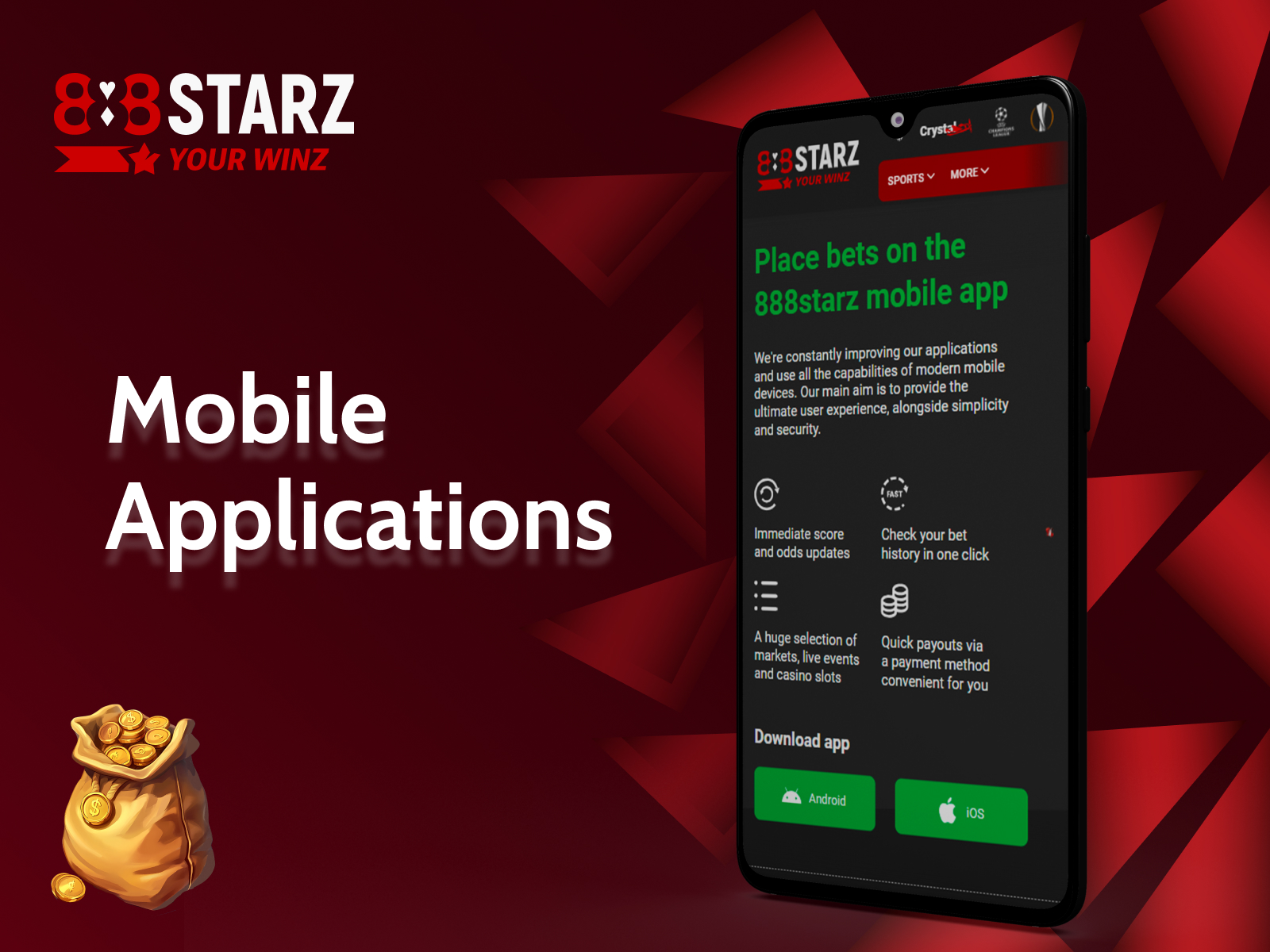 888starz or ke mobile applications